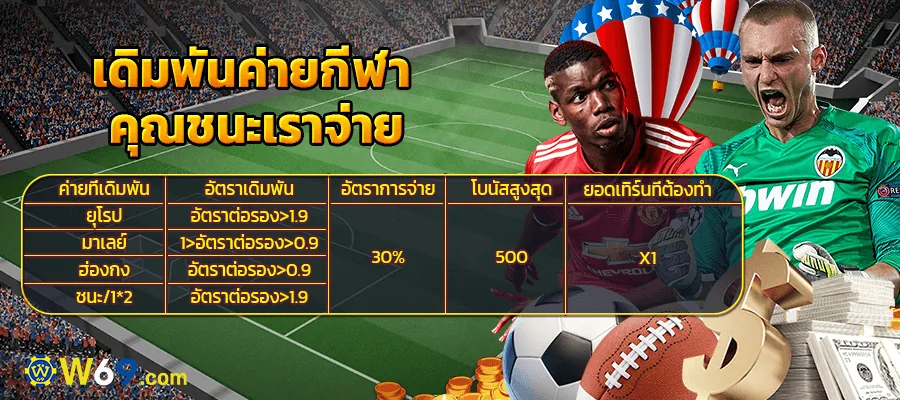 ชวนเพื่อนสมัคร W69 รับทั้งค่าแนะนำและส่วนแบ่งยอดเล่นไปตลอด